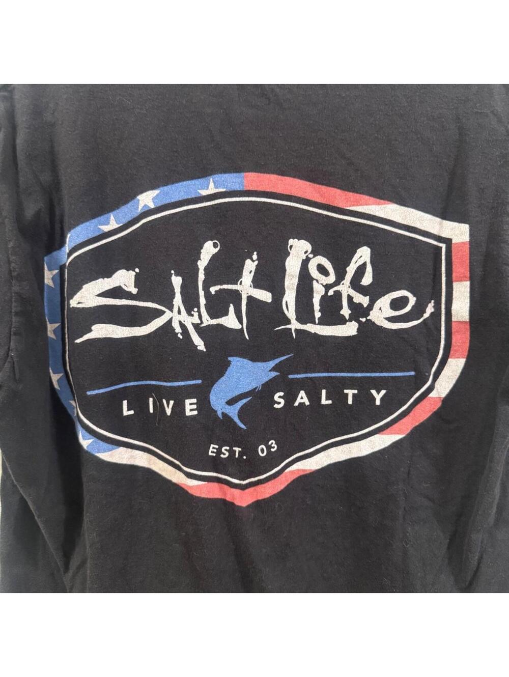 Salt Life Men's Black Tshirt